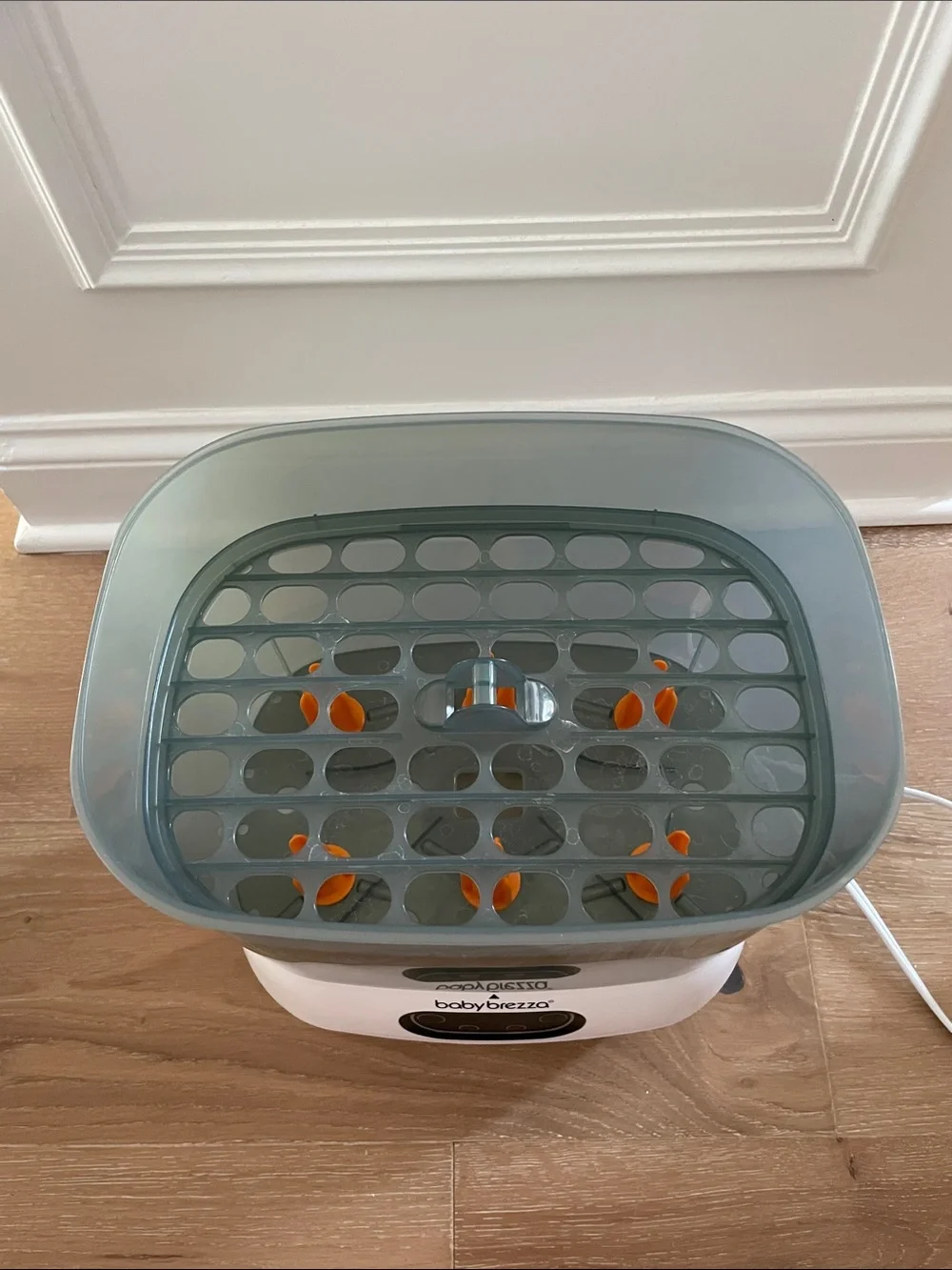 Baby Brezza One Step Sterilizer Dryer - White with Smoke Gray